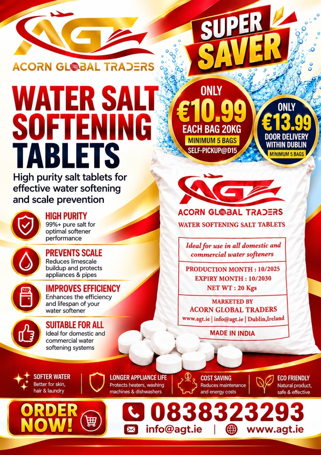 WATER SALT SOFTNER TABLETS